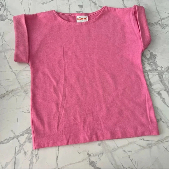 Vintage Healthtex Made In USA Short Sleeve Tee Pink | Size 5 Girls - Picture 1 of 3